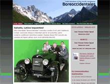 Tablet Screenshot of boreoccidentales.com